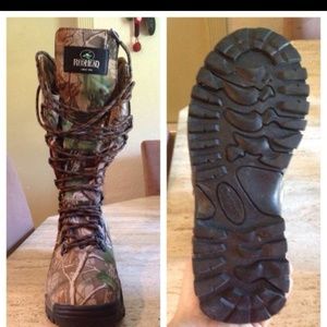 RedHead Rattlesnake snake boots NWB